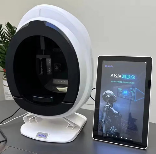 Máquina Analizadora de Piel Facial Q1, Analizador de Piel 3D, Máquina Facial, Escáner de Análisis de Piel con IA, Almacenamiento en la Nube, Recomendación de Productos