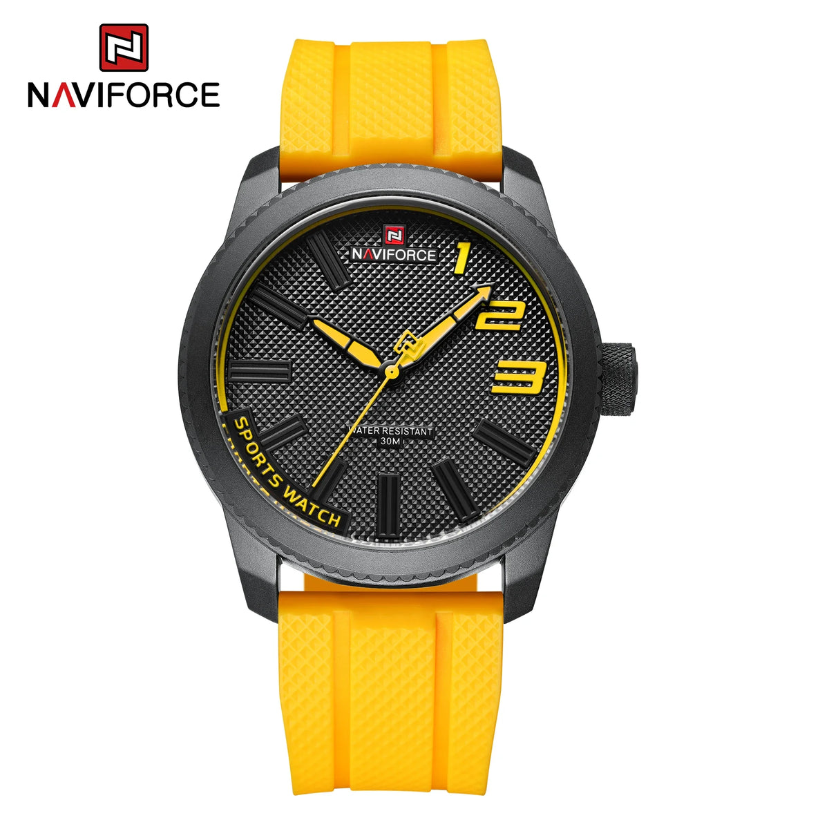 Reloj de pulsera NAVIFORCE para hombre, marca de prestigio, resistente al agua 30M, reloj deportivo para hombre, nuevo, de lujo, con correa de silicona, estilo casual y de negocios, de cuarzo