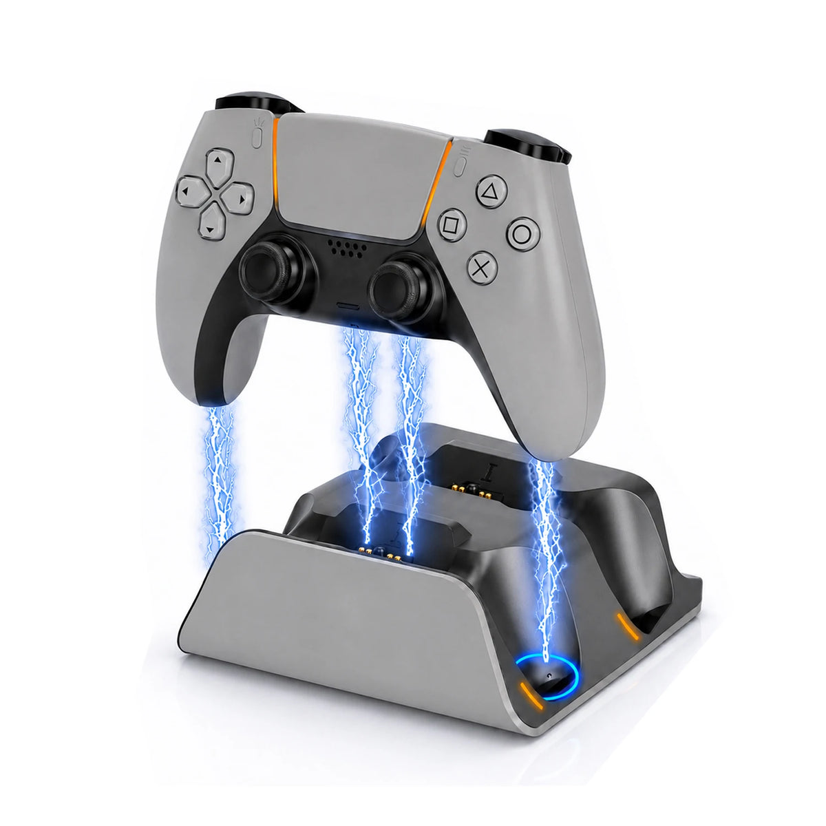 Base de carga rápida para mandos de PS5, estación de carga inalámbrica dual para mandos de PlayStation 5, accesorios para base de carga