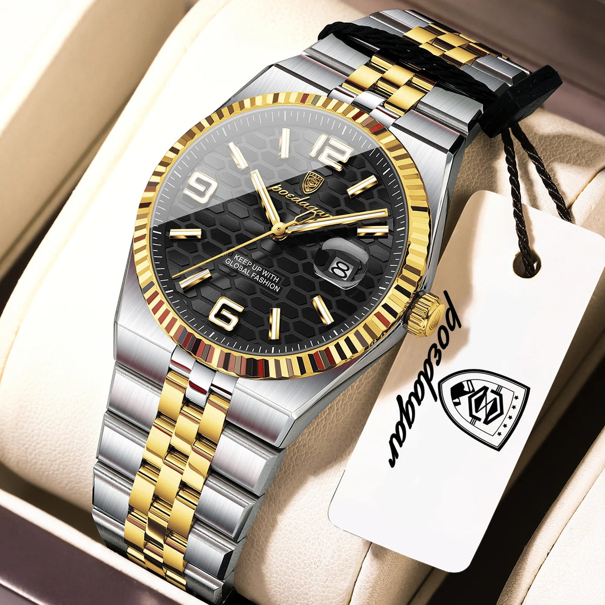 POEDAGAR Top Elegant Women's Watches Stainless Steel Date Quartz Woman Clock Luminous Waterproof Fashion Ladies Watch Reloj Gift