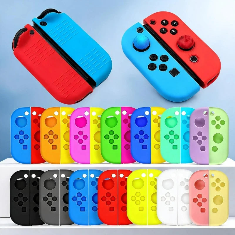 Funda de silicona para el Joycon de Switch, funda protectora para el controlador de NS Switch, accesorios de repuesto para Nintendo Switch OLED, funda OLED.