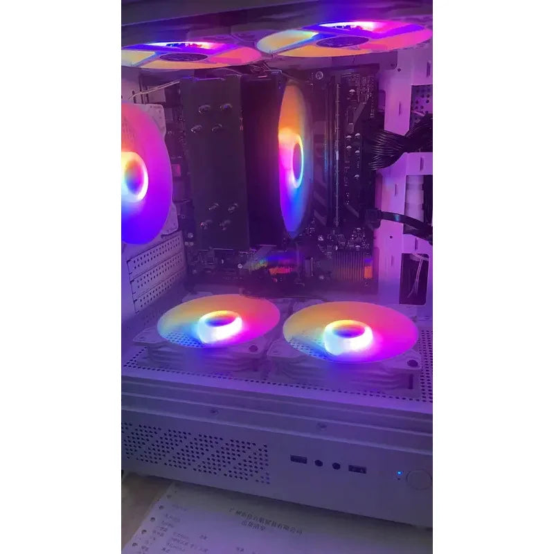PC para juegos AOTESIER con procesador Core i7-4790/SSD de 512 GB/RAM de 16 GB 3200 MB DDR3/Windows 11 Gráficos HD 4600/blanco