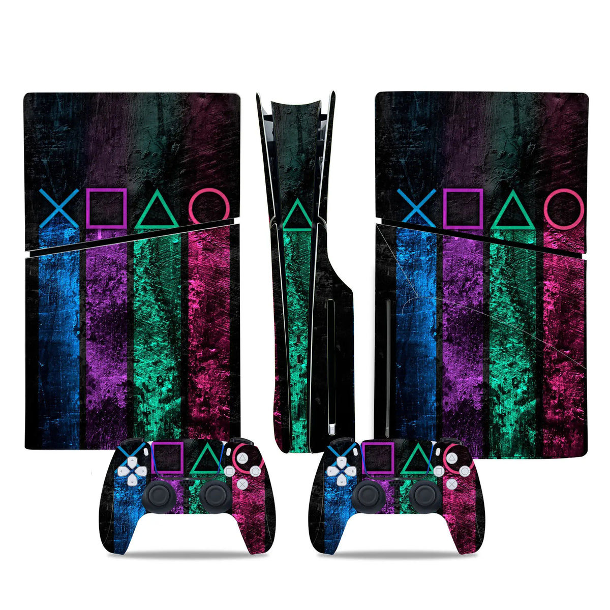 Vinilo para PS5, diseño geométrico