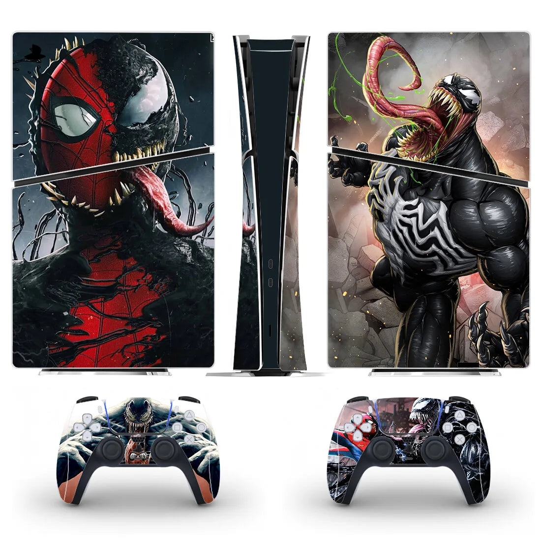 New Game PS5 Slim Digital Skin Sticker Decal Cover for Console and 2 Controllers PS5 Slim Sticker Vinyl