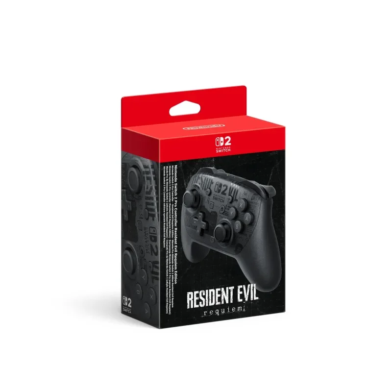NINTENDO SWITCH 2 PRO CONTROLLER RESIDENT EVIL REQUIEM EDITION MANDO PRO PARA NINTENDO SWITCH 2 EDICIÓN LIMITADA