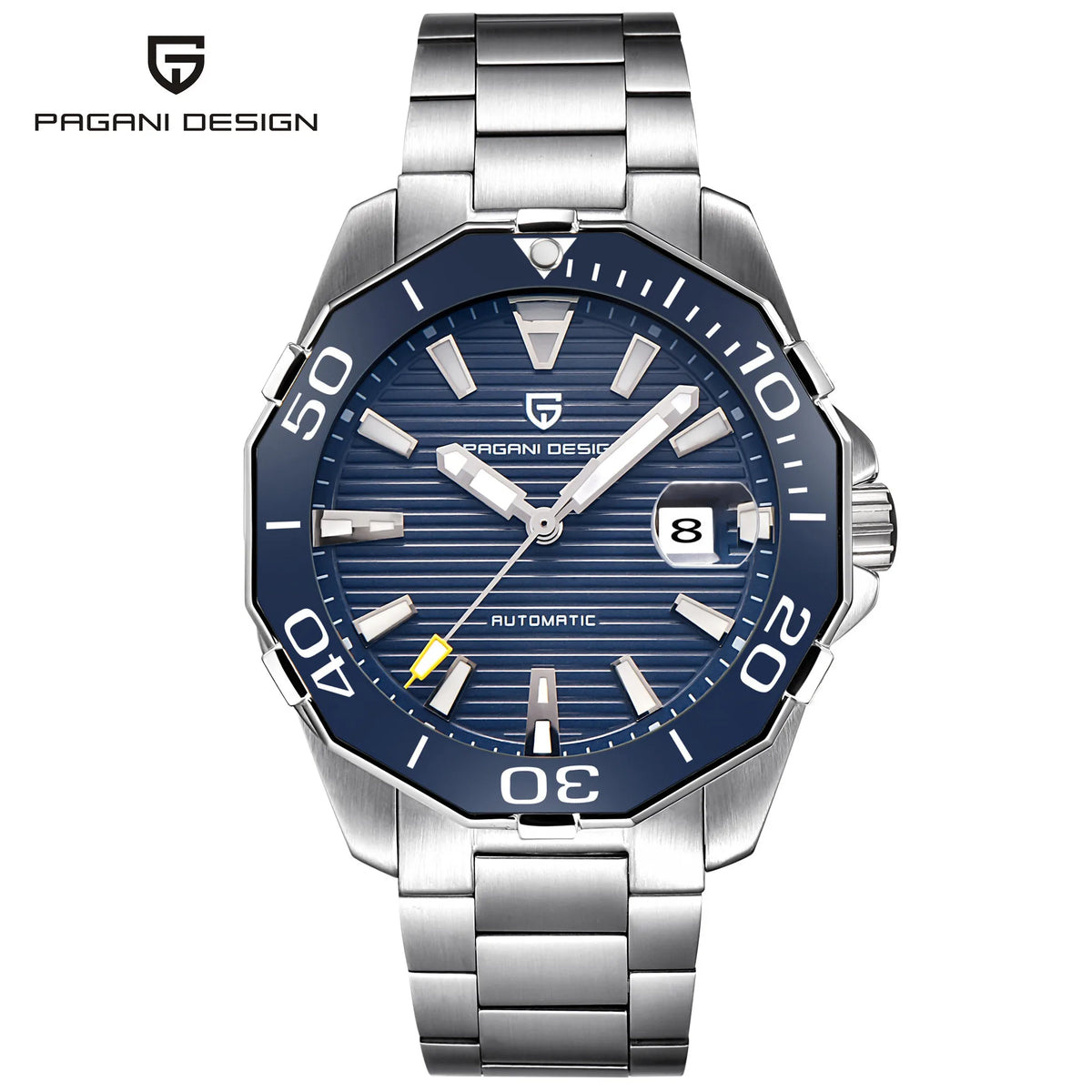 2025 Nueva Marca PAGANI DESIGN 1617 Relojes Mecánicos Deportivos Militares para Hombre Impermeables de Acero Inoxidable Reloj de Lujo de Marca Superior para Hombre