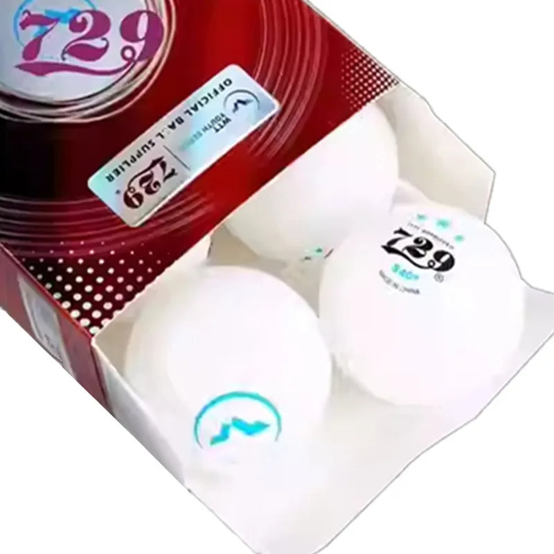 6 unids/caja 729 S40 + pelota WTT pelotas de tenis de mesa sin costuras pelotas de Ping Pong ABS para juegos oficiales