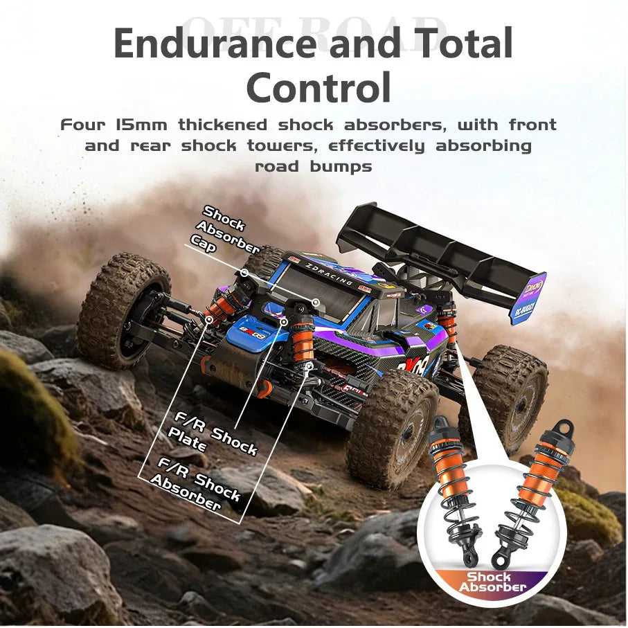 ZD Racing Buggy 4WD a Escala 1/9 RTR BX09, Vehículo Todoterreno 4WD, Modelo RC 4S, Juguete de Control Remoto, Regalos, Juguetes de Hobby para Niños