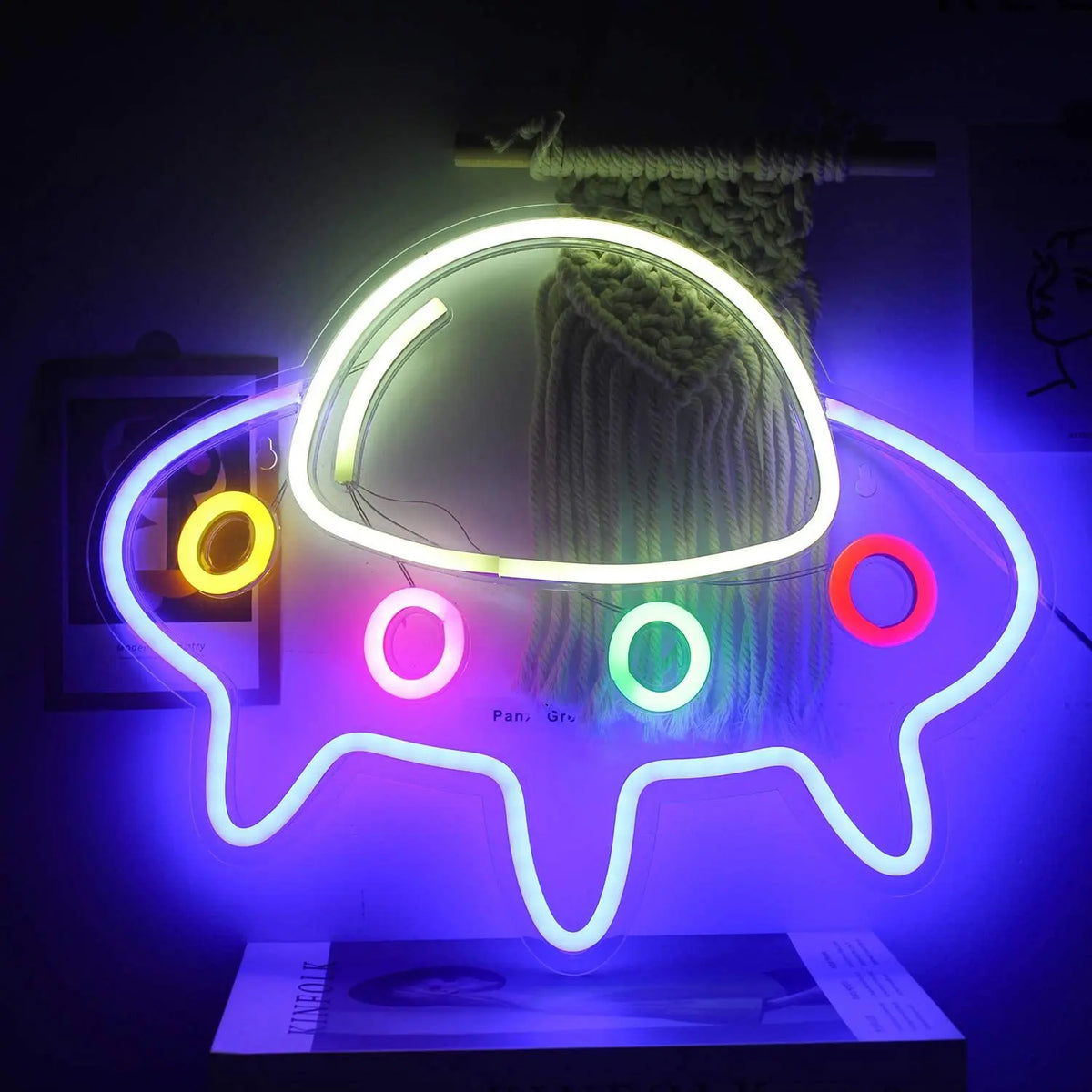 Gamepad Shape Neon Sign for Teen Boys' Gamer Room Wall Home Decoration Led Light Night Lamp Cool Gamer Gifts