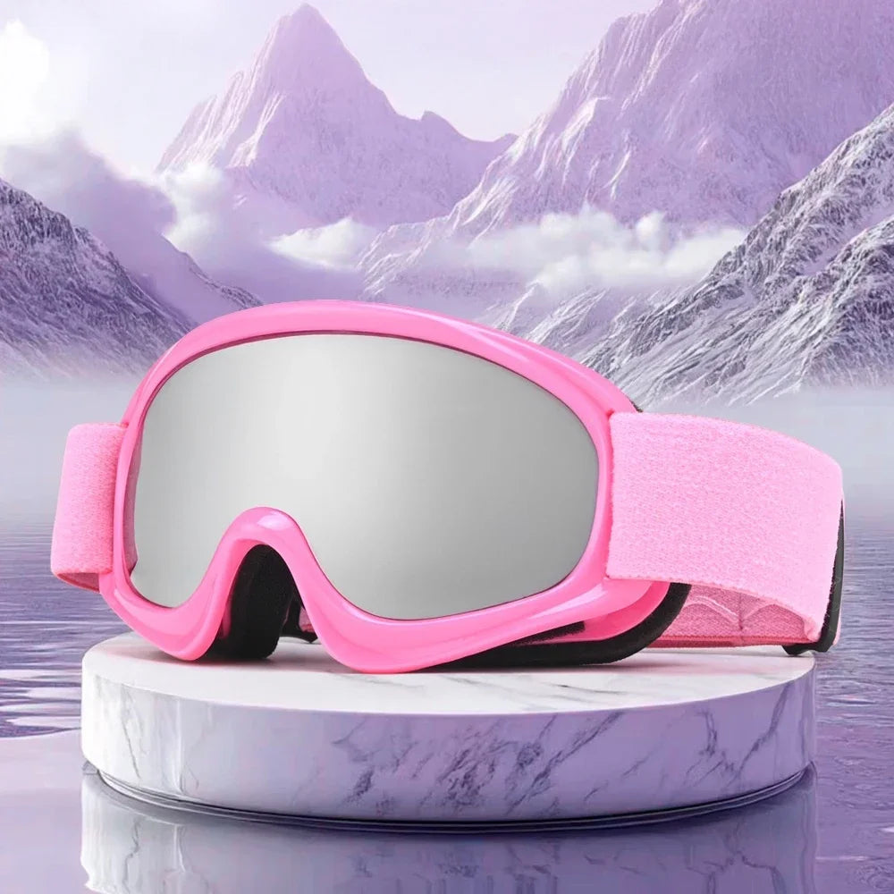 Nuevas y adorables gafas de esquí para niños de 4 a 14 años, con tratamiento antivaho y protección UV400, ideales para actividades al aire libre, deportes de invierno, snowboard y esquí. Modelo 2028.