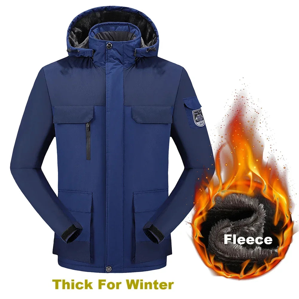 Nuevo traje de esquí de invierno para hombre, térmico, para actividades al aire libre, resistente al viento e impermeable. Conjunto de pantalones de esquí y chaqueta de forro polar para esquí y snowboard.