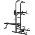 Máquina de Dominadas, Estación de Entrenamiento Multifuncional, para Uso Doméstico o en Gimnasio, Unisex
