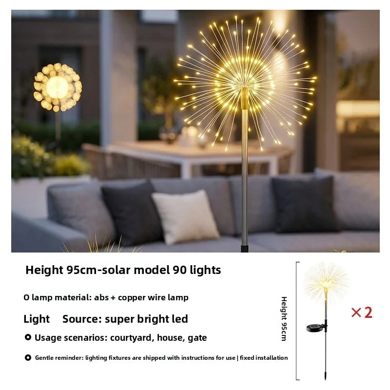 New Style Outdoor Waterproof Atmosphere Solar Ambient Lighting For Courtyard Park Landscaping Home Garden Decoration Lawn Lamp