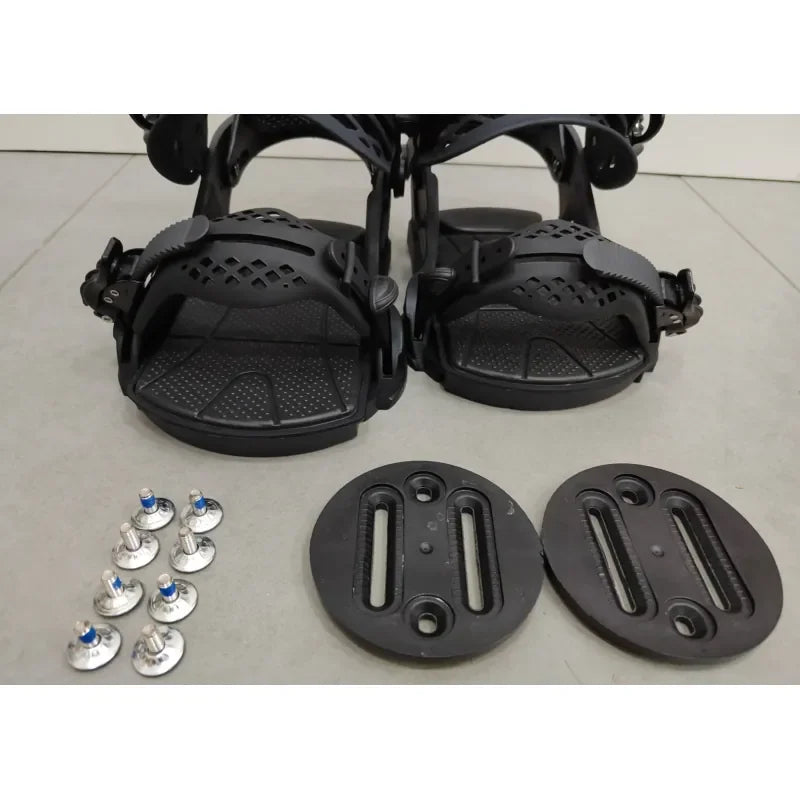 Venta caliente 2026: Fijaciones de snowboard de nailon para adultos FLORUIT, tamaño ajustable, suministro directo de fábrica, en stock.