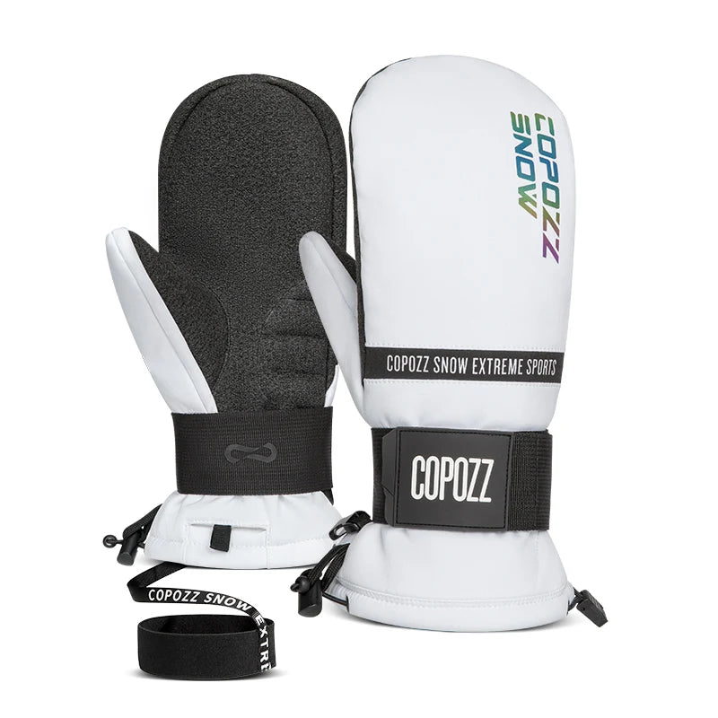 COPOZZ guantes de esquí de invierno impermeables mantener caliente Kevlar Material resistente al desgaste snowboard hombres mujeres guantes térmicos de nieve mitones