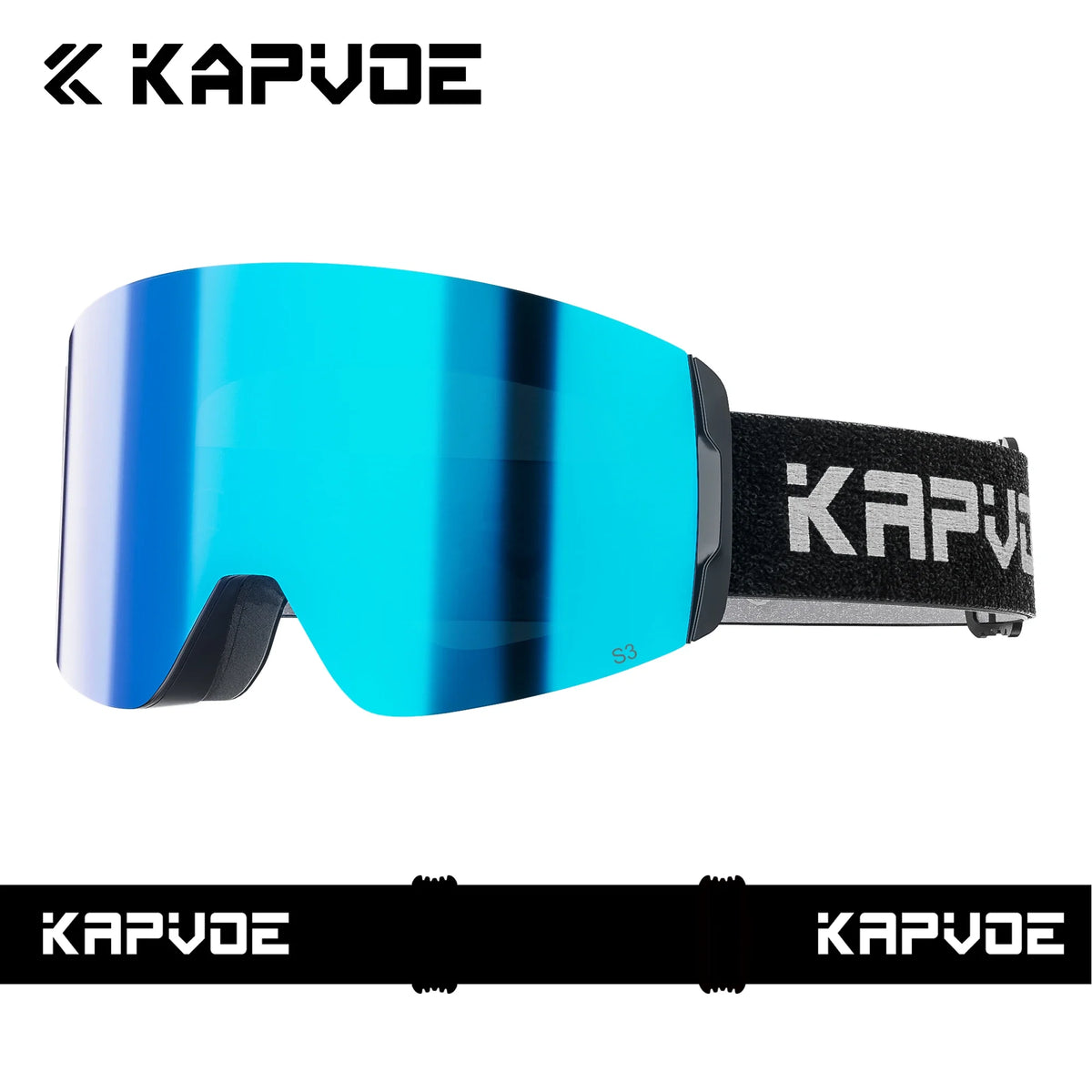 Gafas de esquí KAPVOE, gafas de esquí fotocromáticas para actividades al aire libre, para hombres y mujeres, con tratamiento antiniebla, diseño cilíndrico, para esquí en la nieve, protección UV400, antirreflejos, para