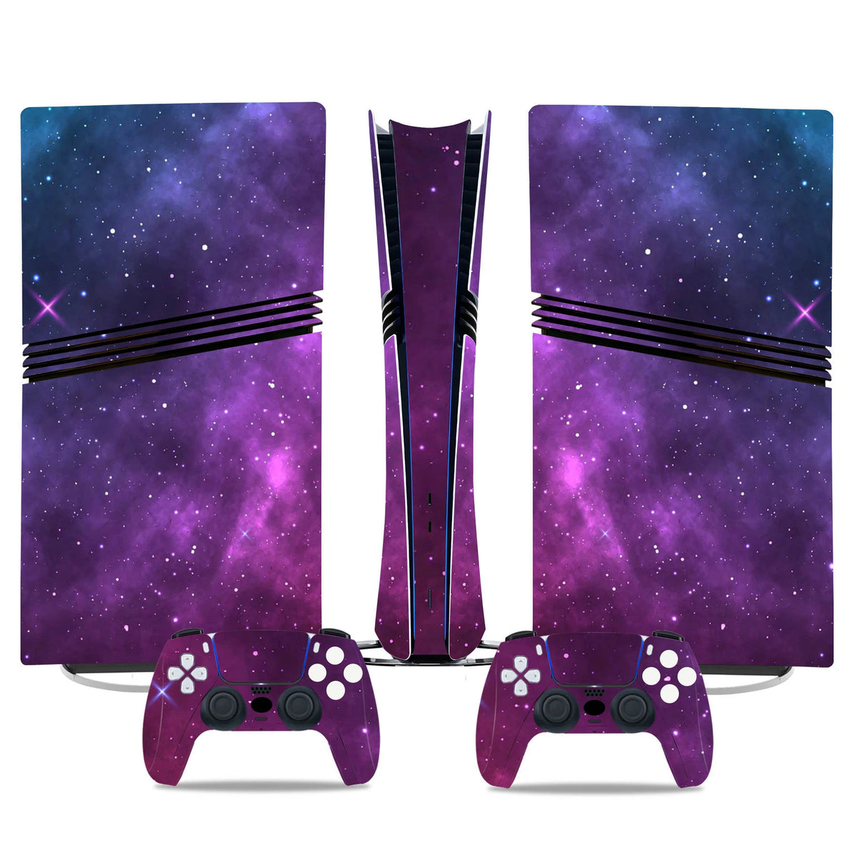 Adhesivo de vinilo decorativo para PS5 Pro Digital, funda de cobertura completa para consola de juegos y 2 controles