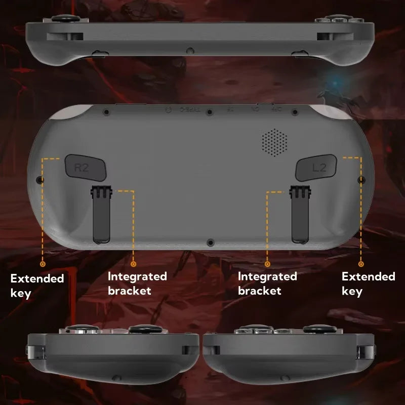 Consola de videojuegos retro portátil SF3000, sistema Linux, pantalla IPS de 4,5 pulgadas (854*480), reproductor de juegos de bolsillo portátil de 3000 mAh