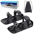 Esquís Cortos Mini Ajustables Portátiles con Botas, Skiboards, Snowblades para Adultos, Deportes de Invierno al Aire Libre, Esquí, Snowboard