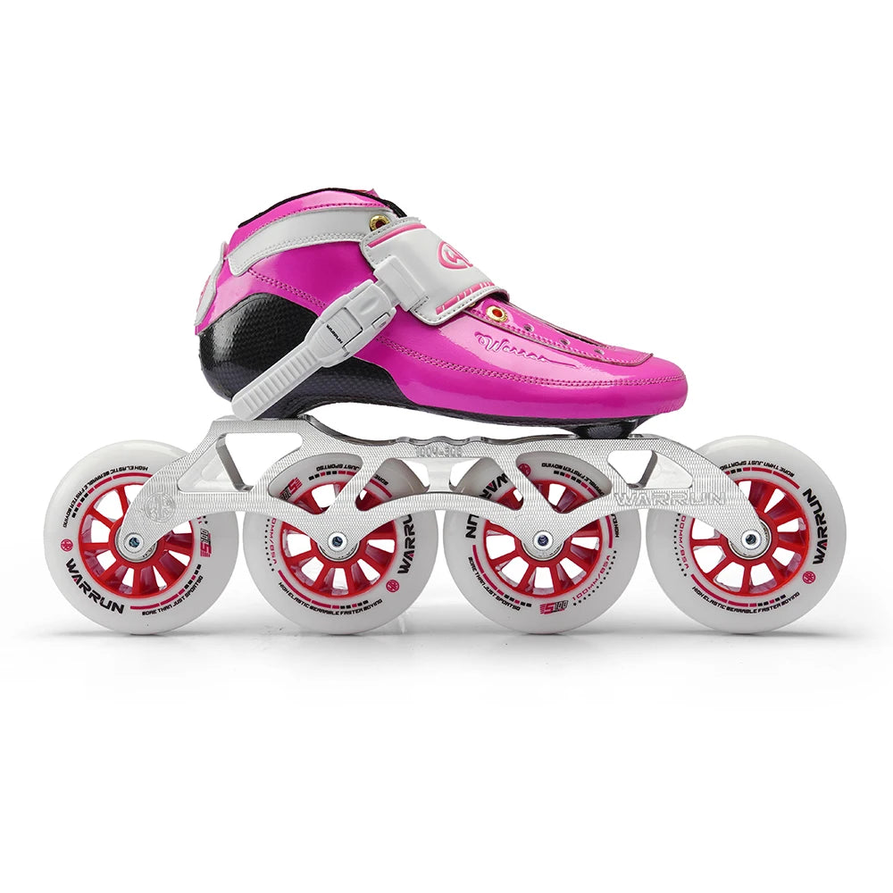 VARRUN-Patines de velocidad en línea, botas de competición profesionales de fibra de carbono, originales, 2023