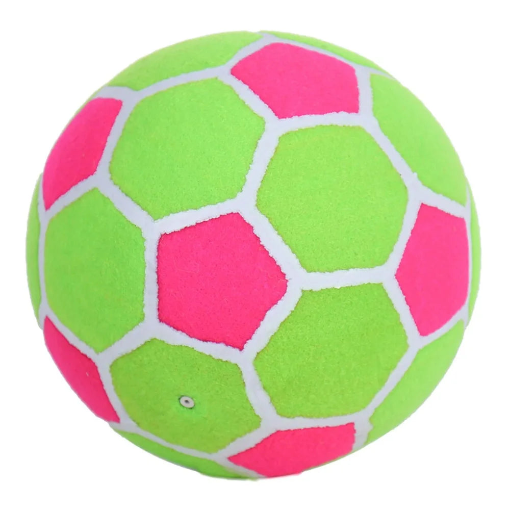 Balón de Fútbol Adhesivo Tamaño 4, Inflable, Colorido, con Cinta Mágica, Superficie de Velcro, Tacto Suave, de Fieltro
