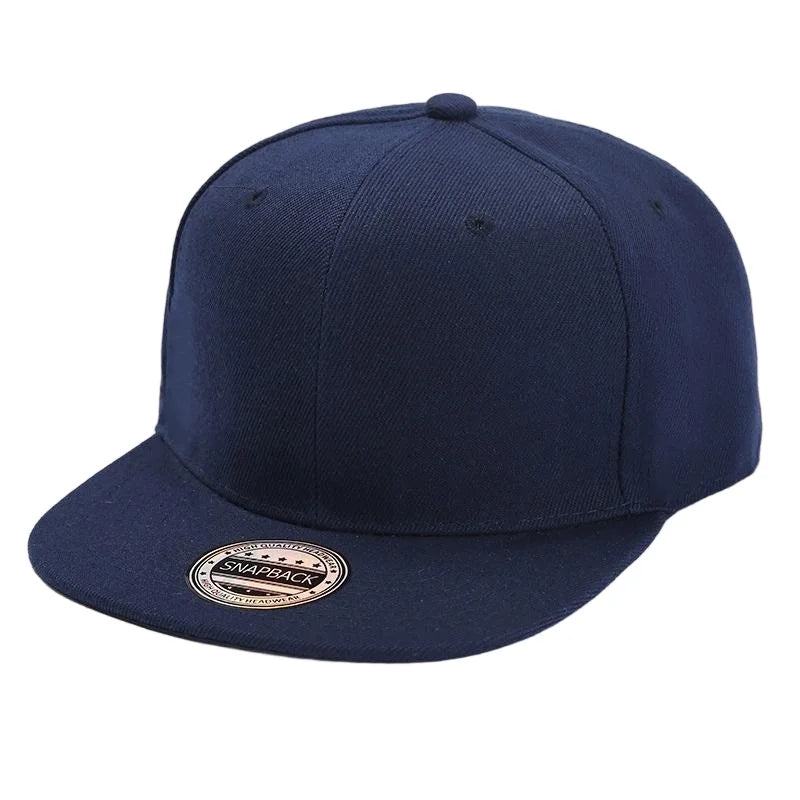 Gorra de béisbol de estilo hip-hop para hombre, tendencia coreana, moda urbana, versátil, color negro, para actividades al aire libre, baile urbano, de ala plana.