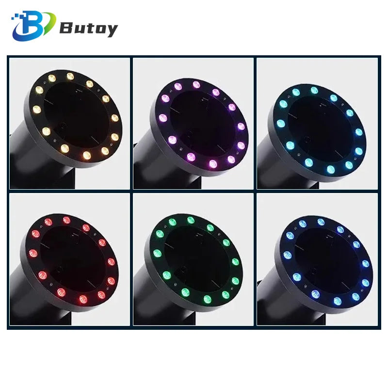 Envío desde la UE, Máquina de Confeti LED Butoy de 1500W, Control DMX, Cañón de Confeti Eléctrico para Bodas, DJ y Fiestas