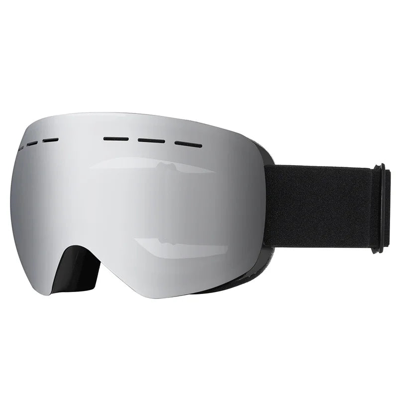 Gafas de esquí para hombre y mujer, con doble capa, tratamiento antiniebla, protección UV400, lentes grandes, ideales para snowboard, actividades de esquí en invierno y protección contra la nieve. Gafas profesionales para