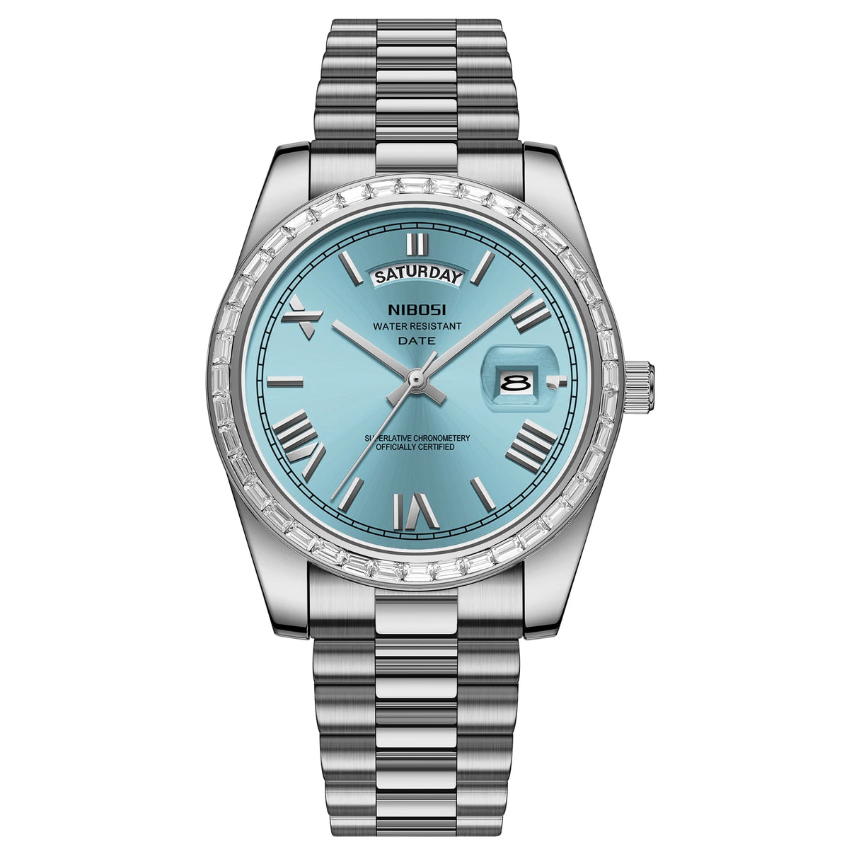 NIBOSI Fashion Men Watches Top Brand Luxury Wristwatch Day Date Miyota Quartz Watch Men Waterproof Steel Role Clock Reloj Hombre