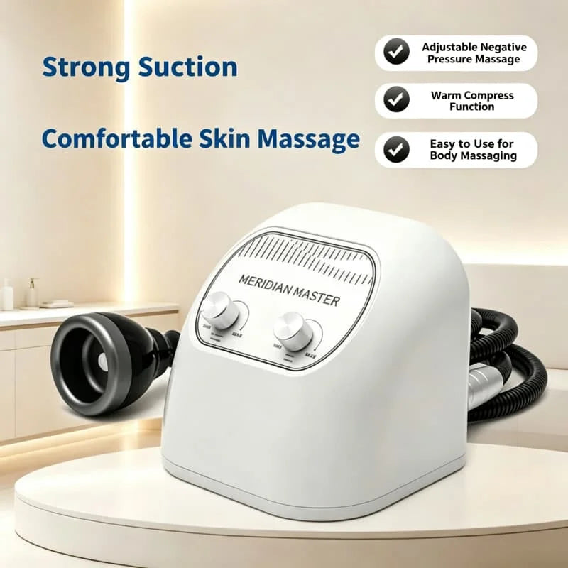Masajeador Eléctrico de Gua Sha con Calentamiento y Ventosas para Cuerpo Completo, Meridianos, Espalda, Cuello, Hombros y Piernas, Portátil, para Uso Doméstico, Salón y Spa