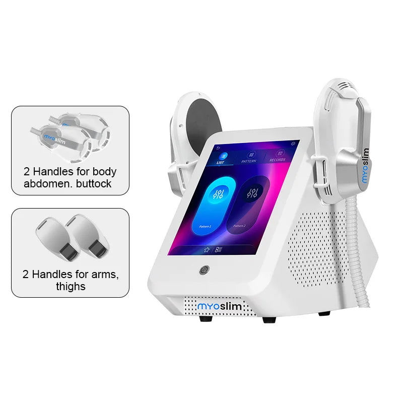 Máquina esculpida EMS RF, grasa reducida, MYOslim, escultura corporal, adelgazante, dispositivo electromagnético portátil de estimulación muscular pélvica