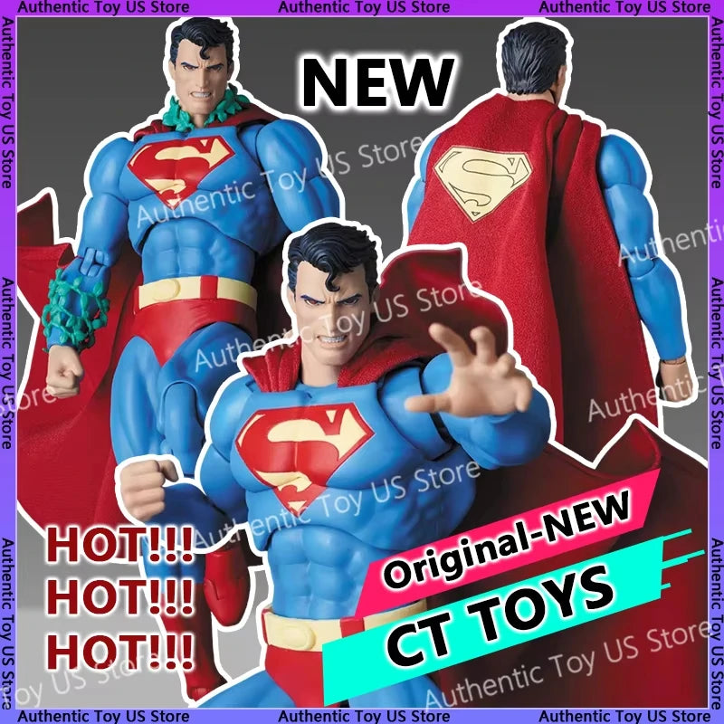 Nuevo Juguete CT Toys Superman Hush Versión 117, Figura de Acción de Superman de DC, Hecha de Tela, Modelo de Estatua, Regalos