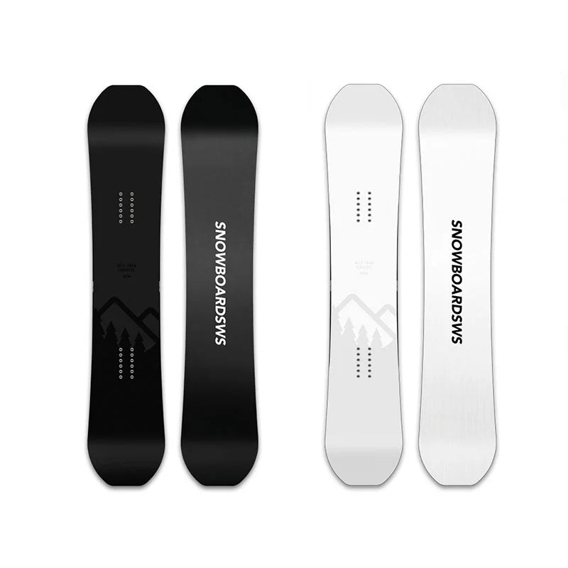 Tabla de Snowboard para Adultos, Hombres y Mujeres, Kit de Snowboard Universal para Invierno, Esquís, Set de Snowboard y Esquí, Freestyle con Núcleo de Madera