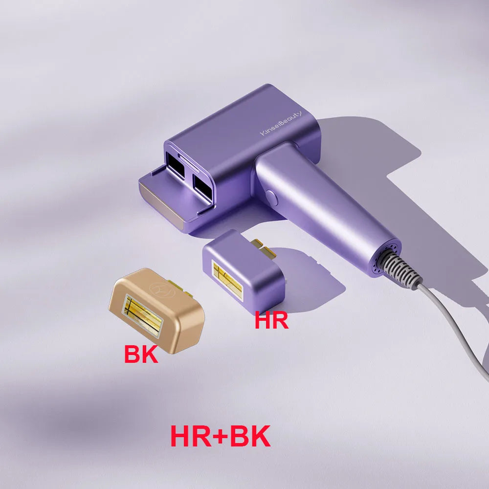 Depiladora láser KBT16, versión láser, para depilación IPL, con tecnología de enfriamiento ICE, 1000000 pulsos automáticos, indolora, para uso doméstico en todo el cuerpo.