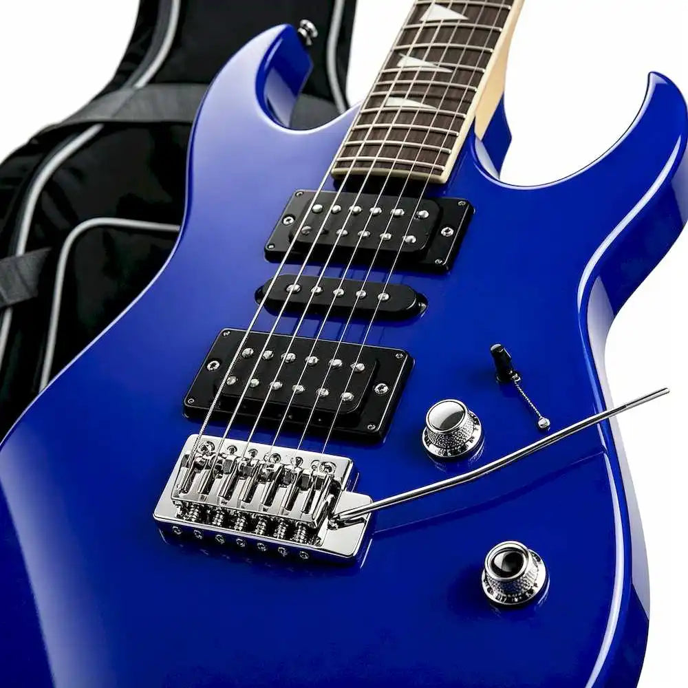 Guitarra Eléctrica de Cuerpo Sólido a Precio Económico con Tapa de Abeto y Diapasón de Arce/Rosal, Marca y Color Personalizados de Alta Calidad
