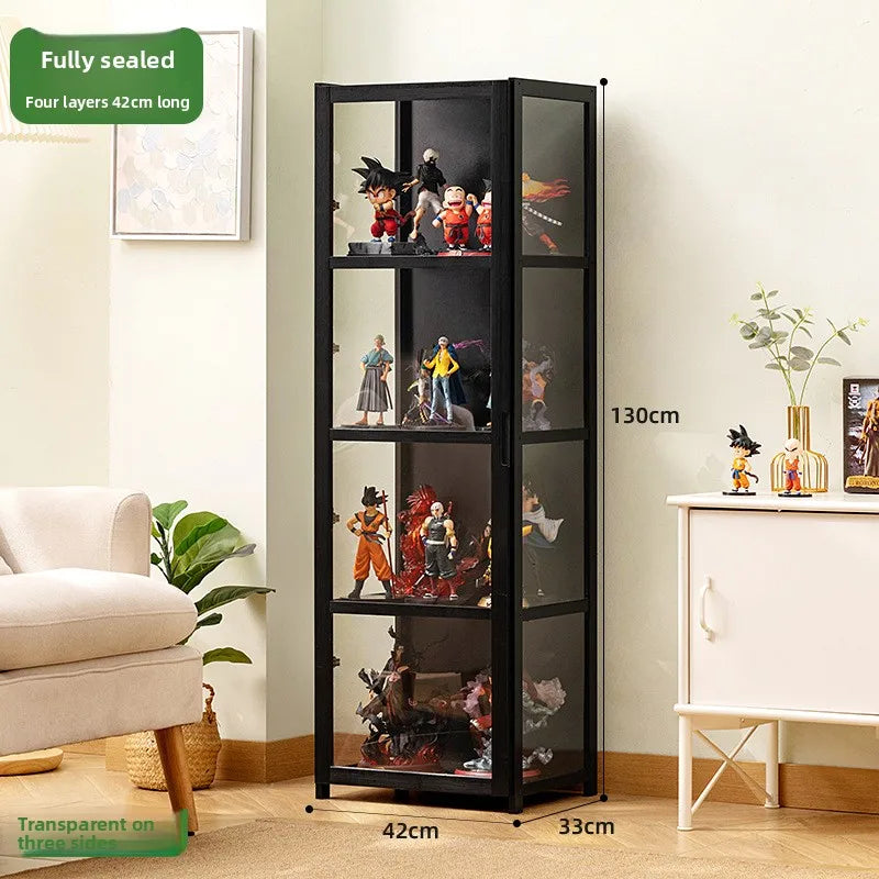 Vitrina expositora de figuras firme, soporte de exhibición de acrílico para Lego, estante para productos que no son de vidrio, expositor para modelos de juguetes y cigarrillos.