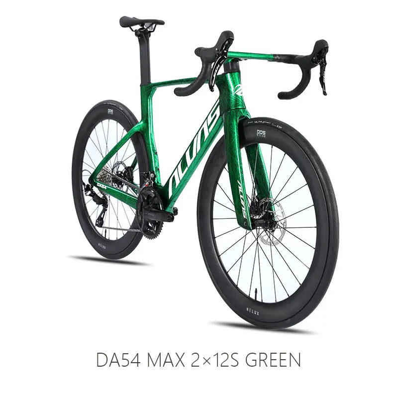 Bicicleta de carretera F.YUZE DA54 Great Warrior con patrón de grietas de hielo, 105/R7120-24S, cuadro de fibra de carbono T800, para competición y con frenos de disco hidráulicos