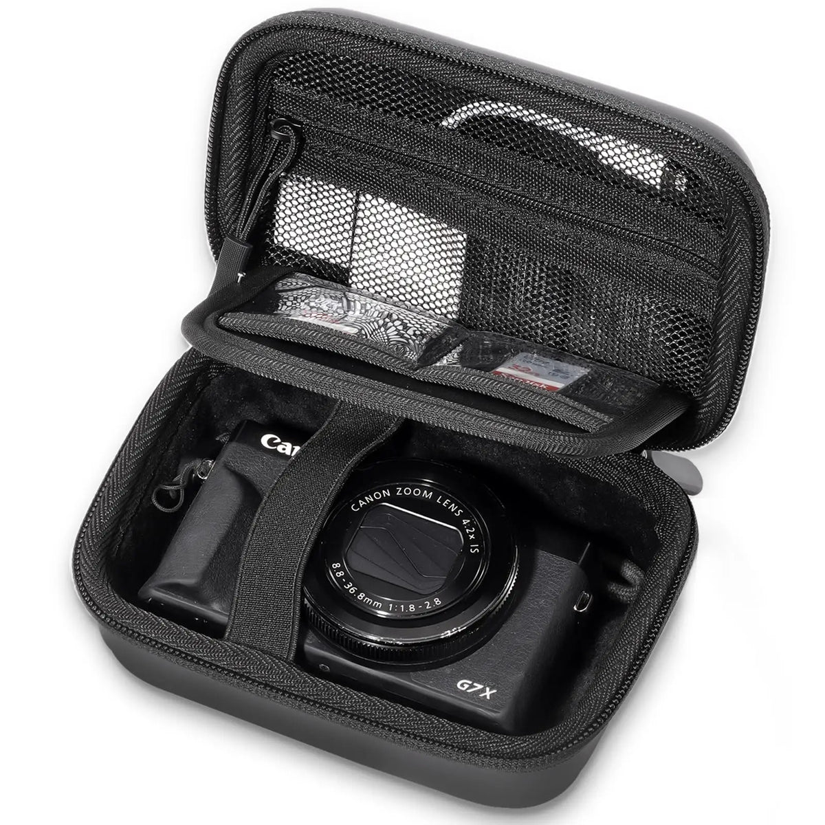 Estuche Rígido para Cámara Digital Canon G7X Mark III Mark II, Sony Cybershot, PowerShot SX740, Ricoh GR III, Kodak Pixpro