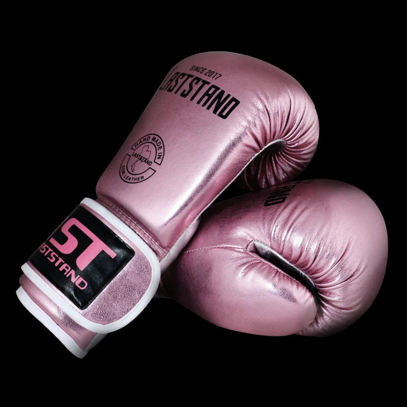 LASTSTAND-guantes de boxeo para hombre y mujer, manoplas de cuero de microfibra para entrenamiento en gimnasio, Equipo de Boxeo, venta al por mayor, 8-12 OZ