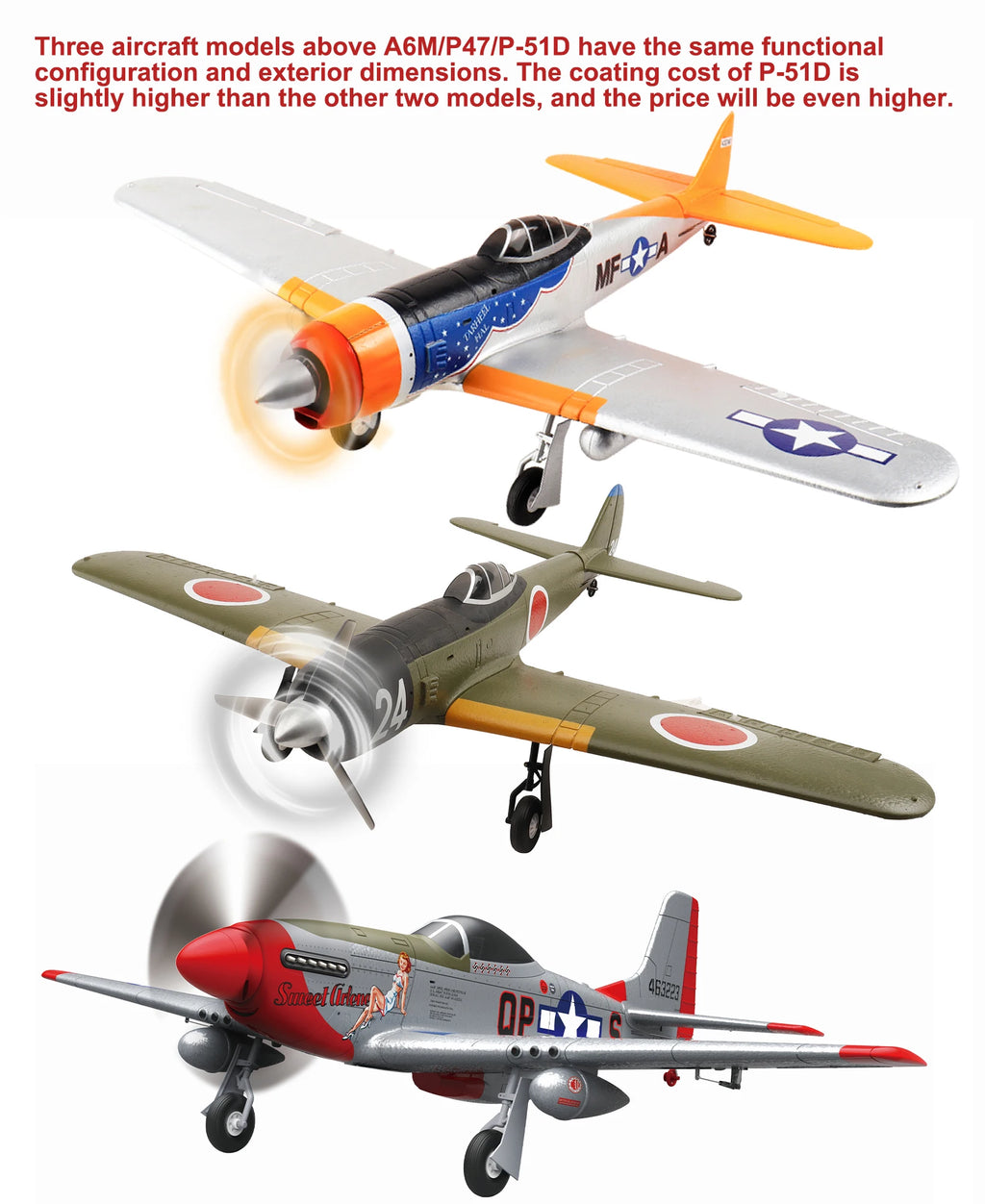 Avión de Control Remoto P-51D P51 Mustang de 690 mm y 27 Pulgadas, Avión de Juguete con Motor sin Escobillas para Principiantes, Adultos Mayores de 14 Años y Expertos, 4 Canales
