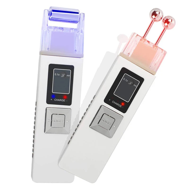 Máquina reafirmante de la piel con microcorriente galvánica inalámbrica, limpiador de la piel, herramientas de estiramiento de la piel, dispositivo de elevación Facial, rodillo de masaje