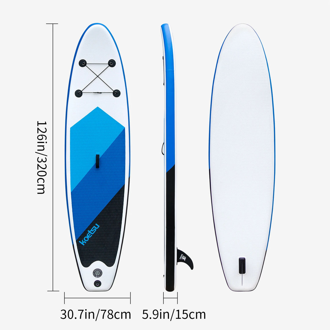 KOETSU Tabla de SUP de 10.6 pies, Tabla de Surf, Tabla de Paddleboard, Tabla de SUP Inflable
