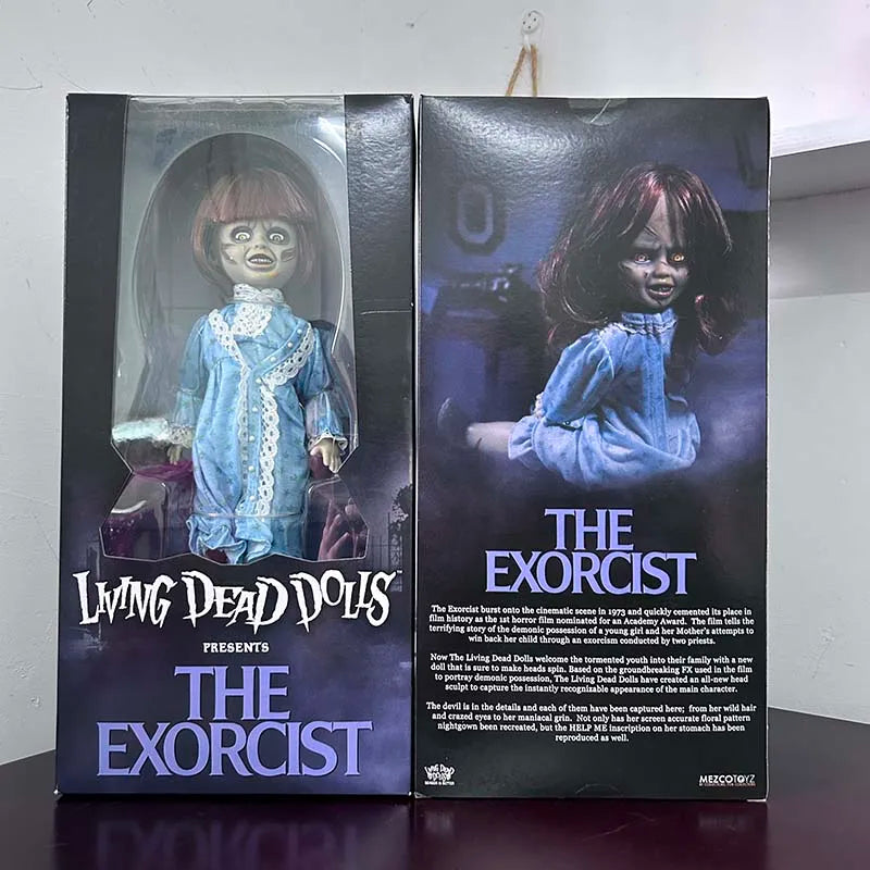 30cm Mezco Horror Living Dead Dolls figura el exorcista articulación móvil PVC figura modelo figura de dibujos animados juguete regalos de cumpleaños