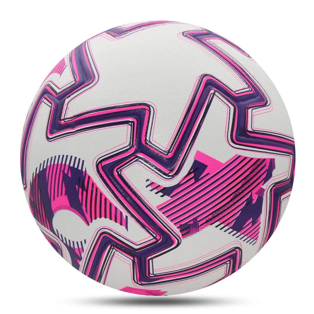 Nuevo balón de fútbol tamaño oficial 5 Material de PU hierba de alta calidad juego de partido de equipo al aire libre entrenamiento de fútbol fútbol sin costuras topu