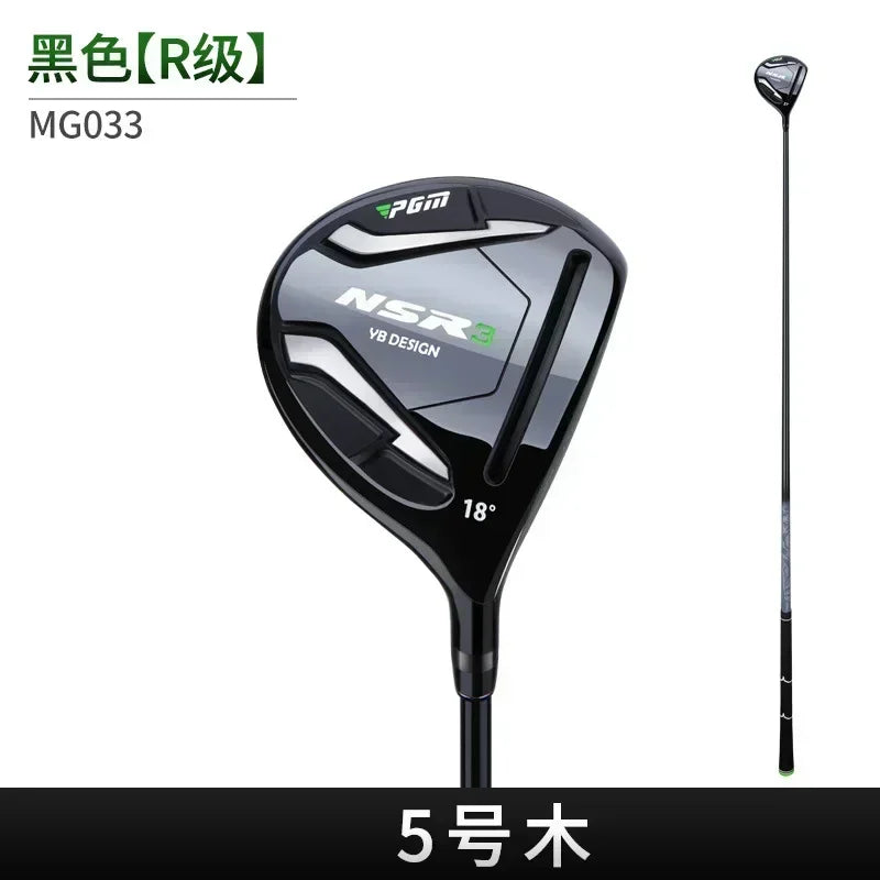 PGM NSR3 Palos de Golf para Hombre 1/3/5/4H R/S Hierro Madera Driver Aleación de Titanio Ultraligero para Diestros Ángulo