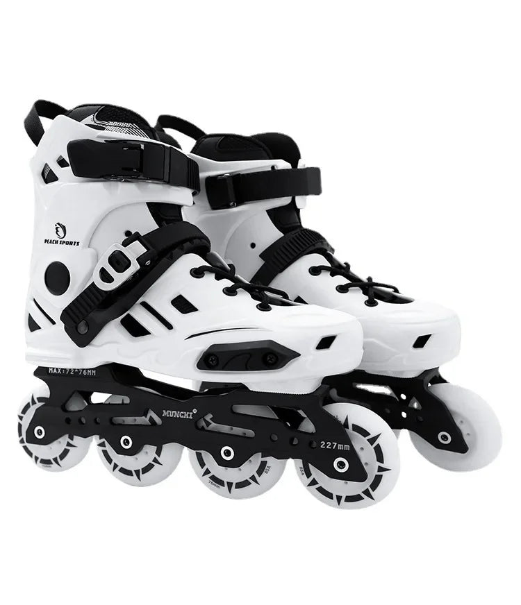 Patines en Línea Profesionales de Verano para Mujer, Hombre, Niños y Adultos, Patines de Velocidad para Exteriores, 4 Ruedas, Tallas 34-46