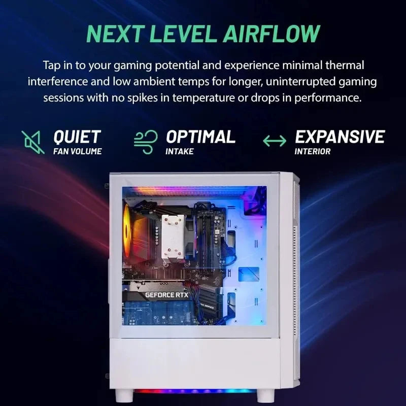 Computadora de Escritorio para Juegos Skytech Archangel, Ryzen 5 5500 3.6 GHz (4.2GHz Turbo Boost)
