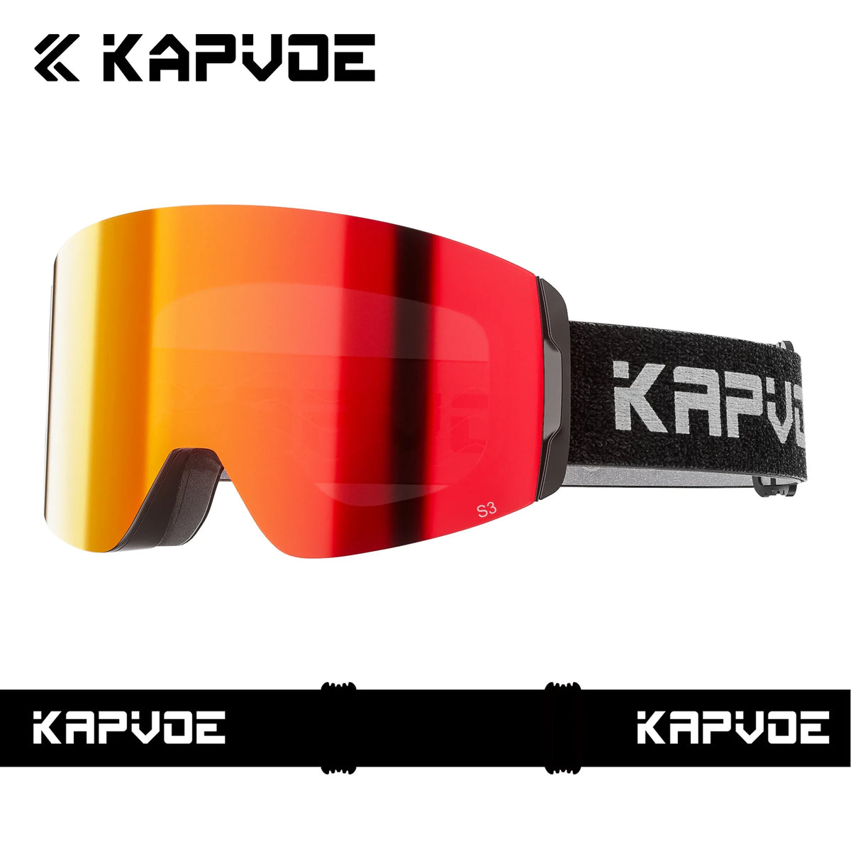 Gafas de esquí KAPVOE, gafas de esquí fotocromáticas para actividades al aire libre, para hombres y mujeres, con tratamiento antiniebla, diseño cilíndrico, para esquí en la nieve, protección UV400, antirreflejos, para