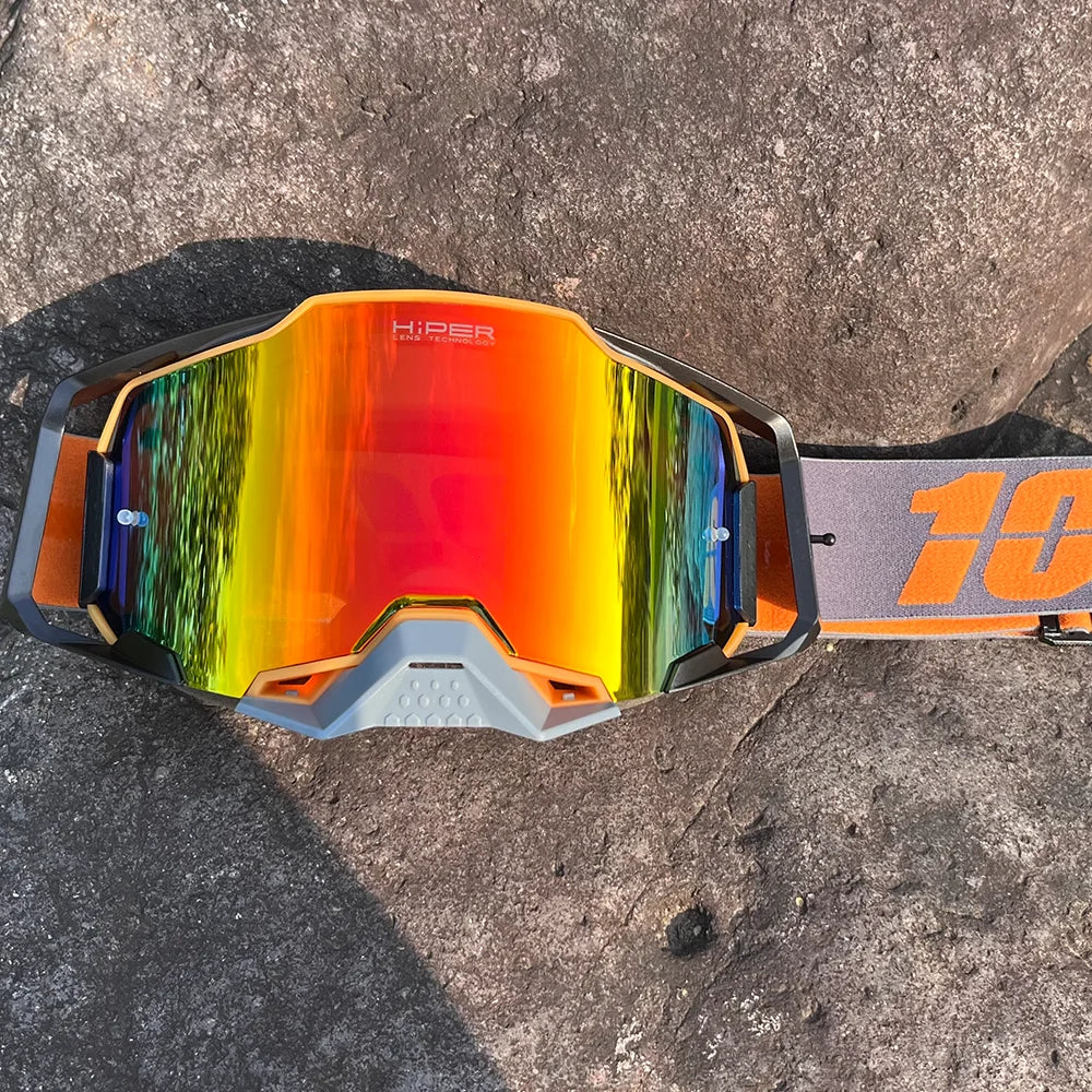Gafas de Motociclismo Todoterreno, Antipolvo, Antiviento, Gafas Deportivas para MX, ATV, Ciclismo, Esquí, Snowboard, Protección
