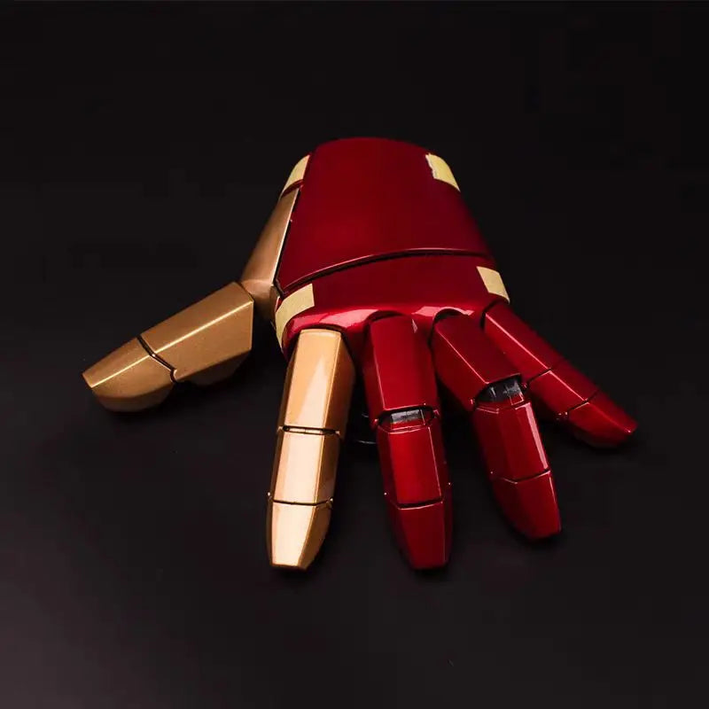 Nuevo Modelo de Armadura de Iron Man Mk42 para la Mano Derecha, con Control por Voz, para Cosplay, Juguete de Moda, Regalo de Cumpleaños para Niños